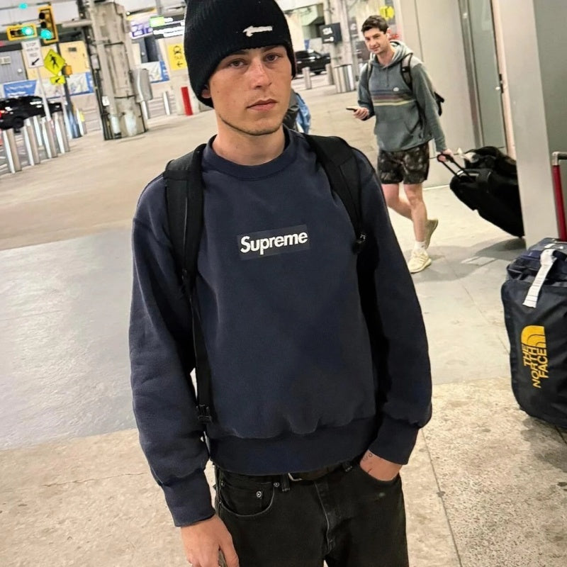 Supreme Washed Box Logo SS 25 Sweatshirt