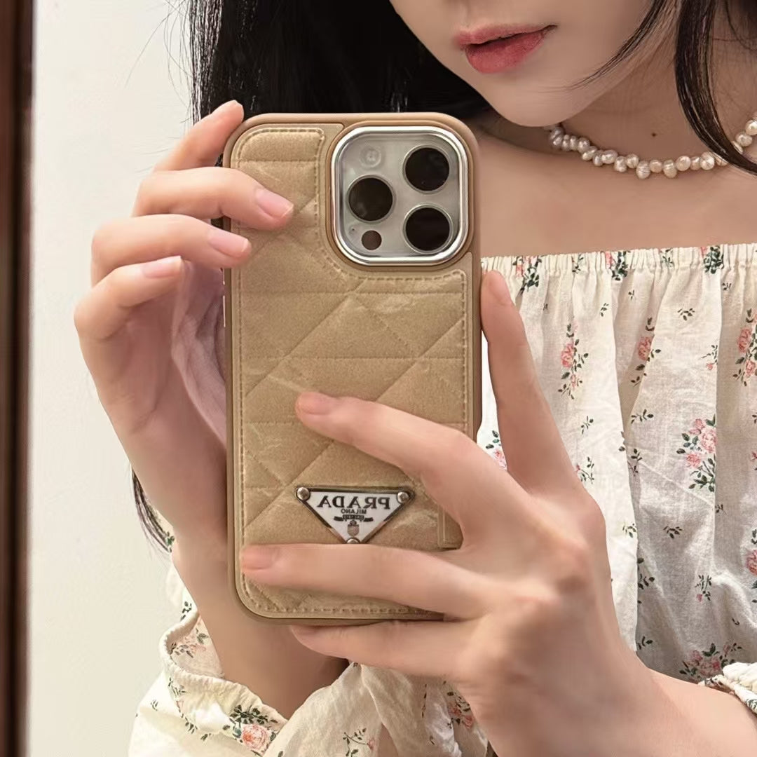 Elegant Prada Phone Case for iPhone 13-18 Pro & Pro Max