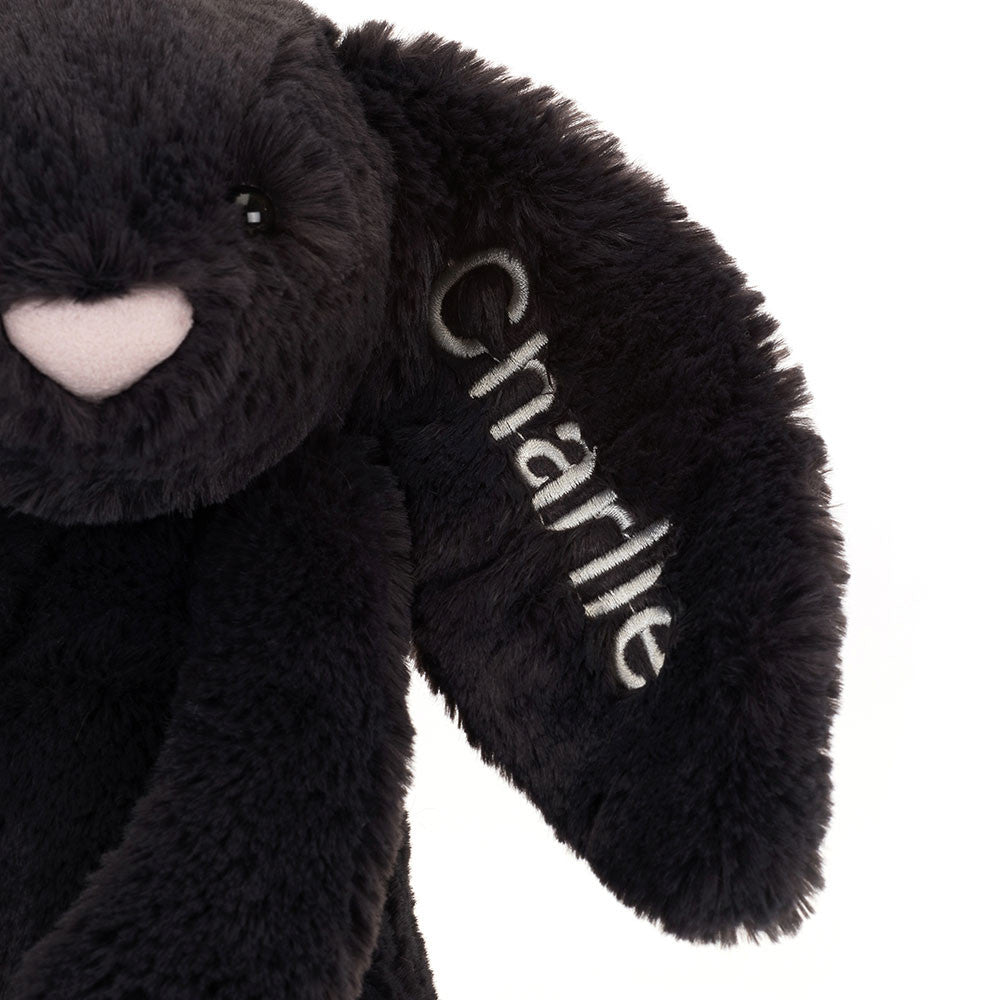 Personalised Bashful Inky Bunny Medium