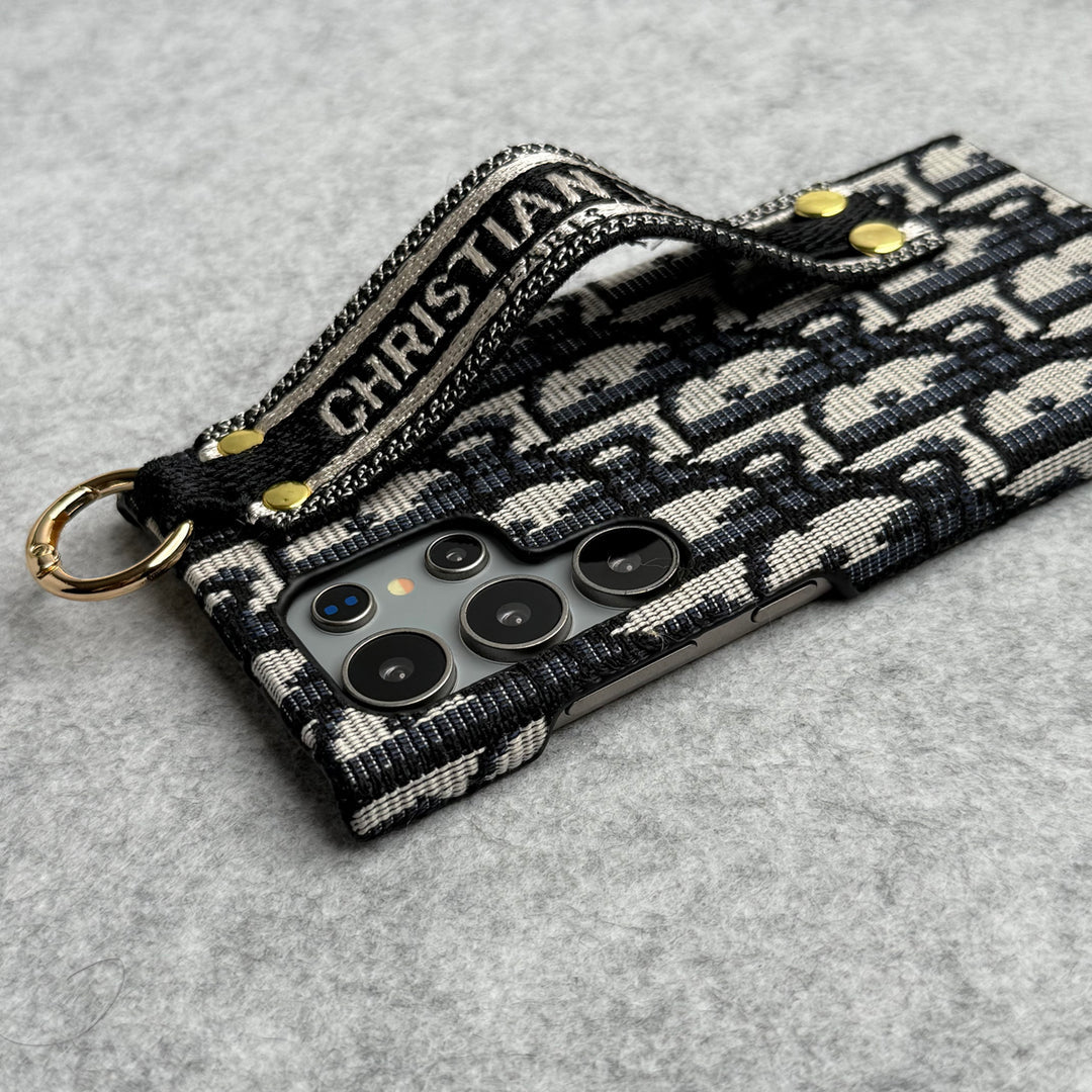 Luxury Brand Belt Pattern Case for Samsung Galaxy S22-S26 Series