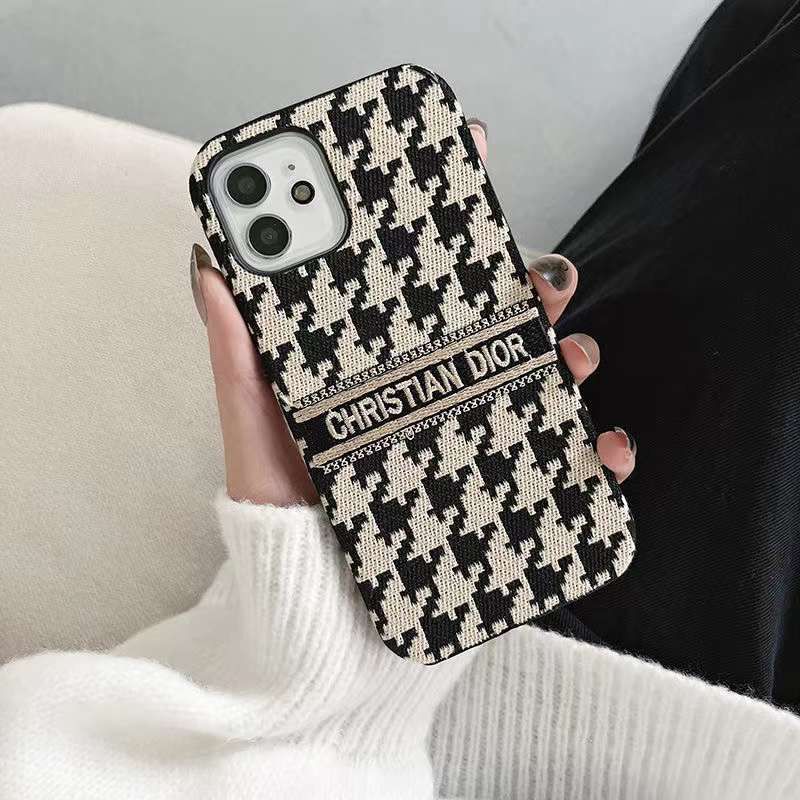 Luxury Brand Vertical Belt Stitched Case Cover for iPhone 12-18 Pro & Pro Max