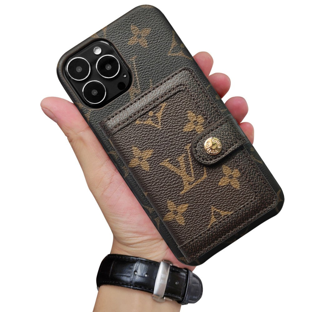 Beautiful Luxury iPhone Case with Card holder for iPhone 13-18 Pro & Pro Max