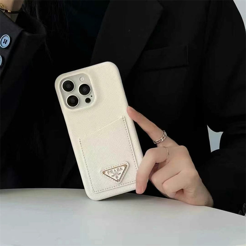 Luxury Prada Phone Case for iPhone 13-18 Pro & Pro Max