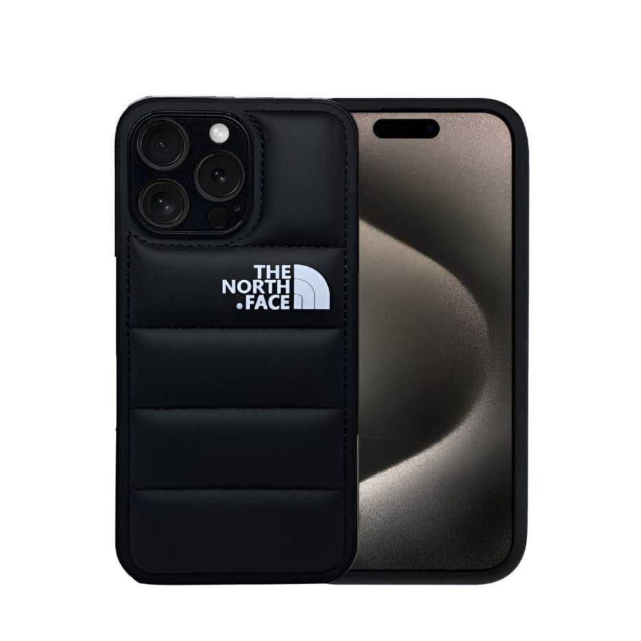 Luxury Fashion Leather the North Face Phone Case For iPhone 14-18 Pro & Pro Max
