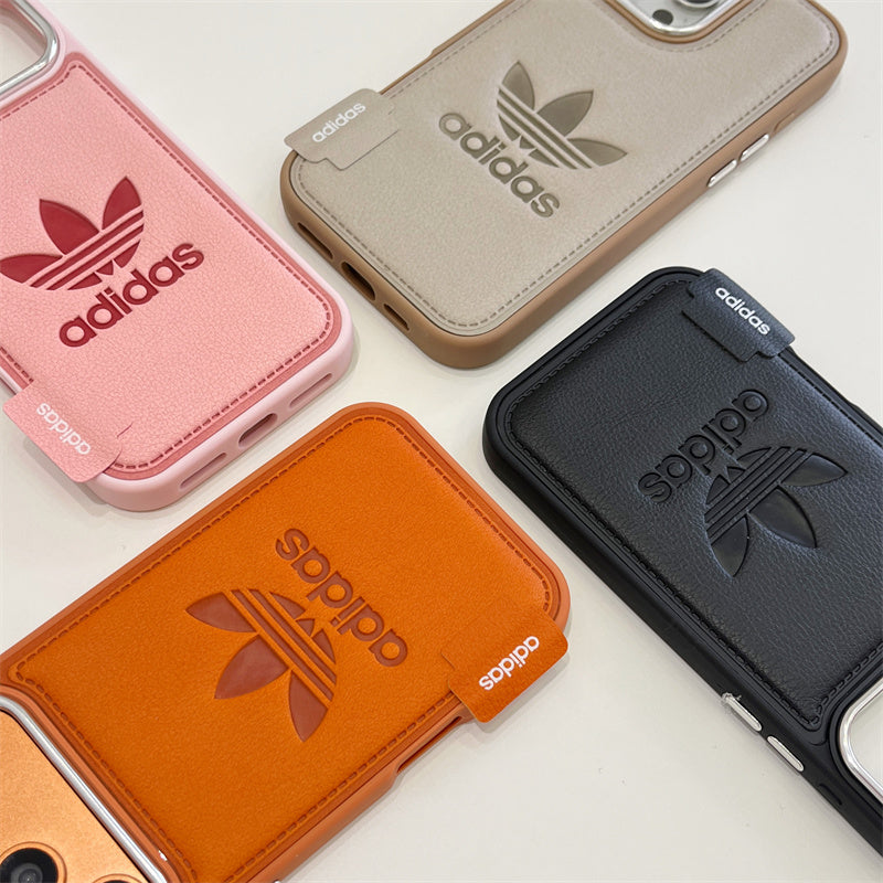 Adidas Premium Leather Case for iPhone 17/ 16/ 15/ 14