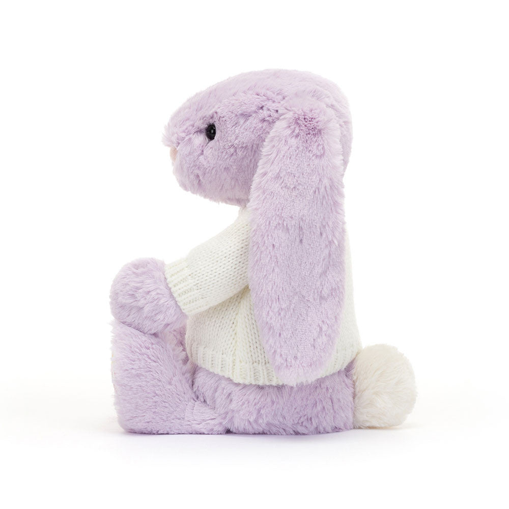 Blossom Jasmine Bunny with Personalised Cream Jumper