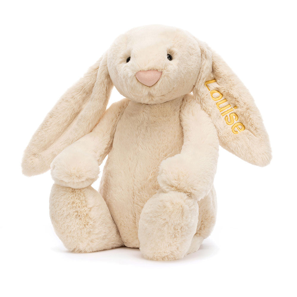 Personalised Bashful Luxe Bunny Willow Huge