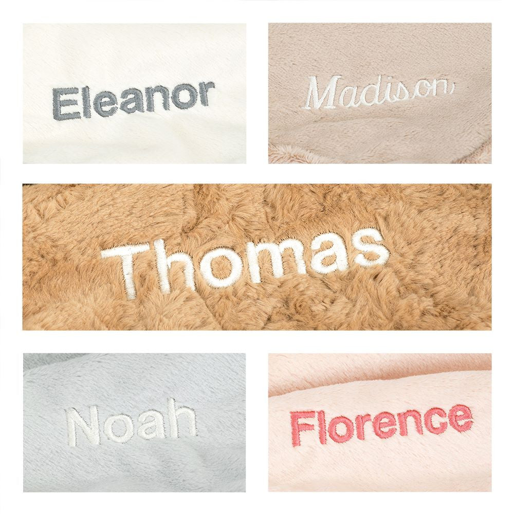 Personalised Bashful Beige Bunny Blankie