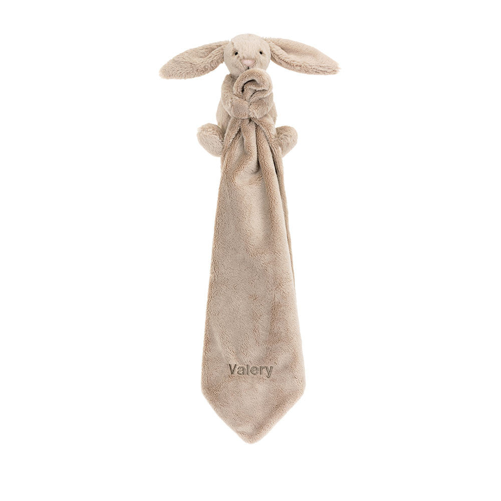 Personalised Bashful Beige Bunny Soother