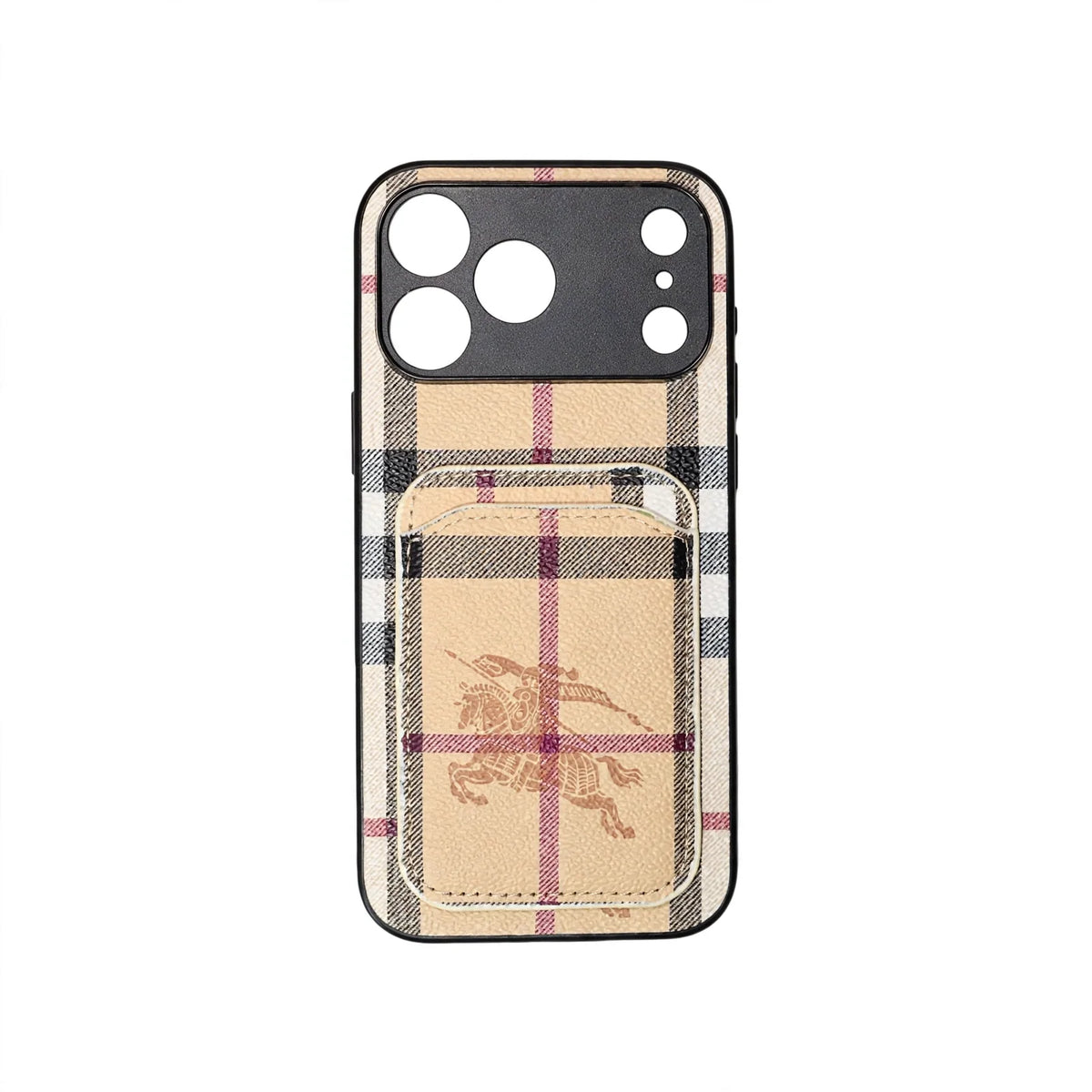 Luxury Card Holder Phone Case For iPhone 12-17