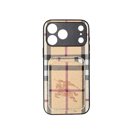 Luxury Card Holder Phone Case For iPhone 12-17