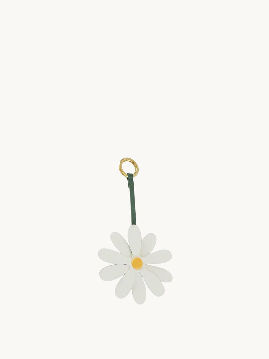 Leather Daisy Charm