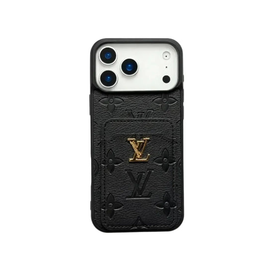 Premium Textured Case with Integrated Card Slot for iPhone 12-18 Pro & Pro Max
