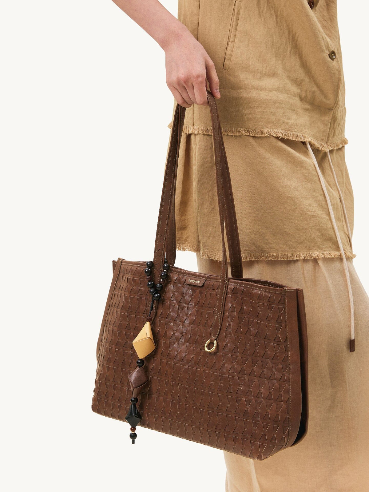 Medium Lattice Tote