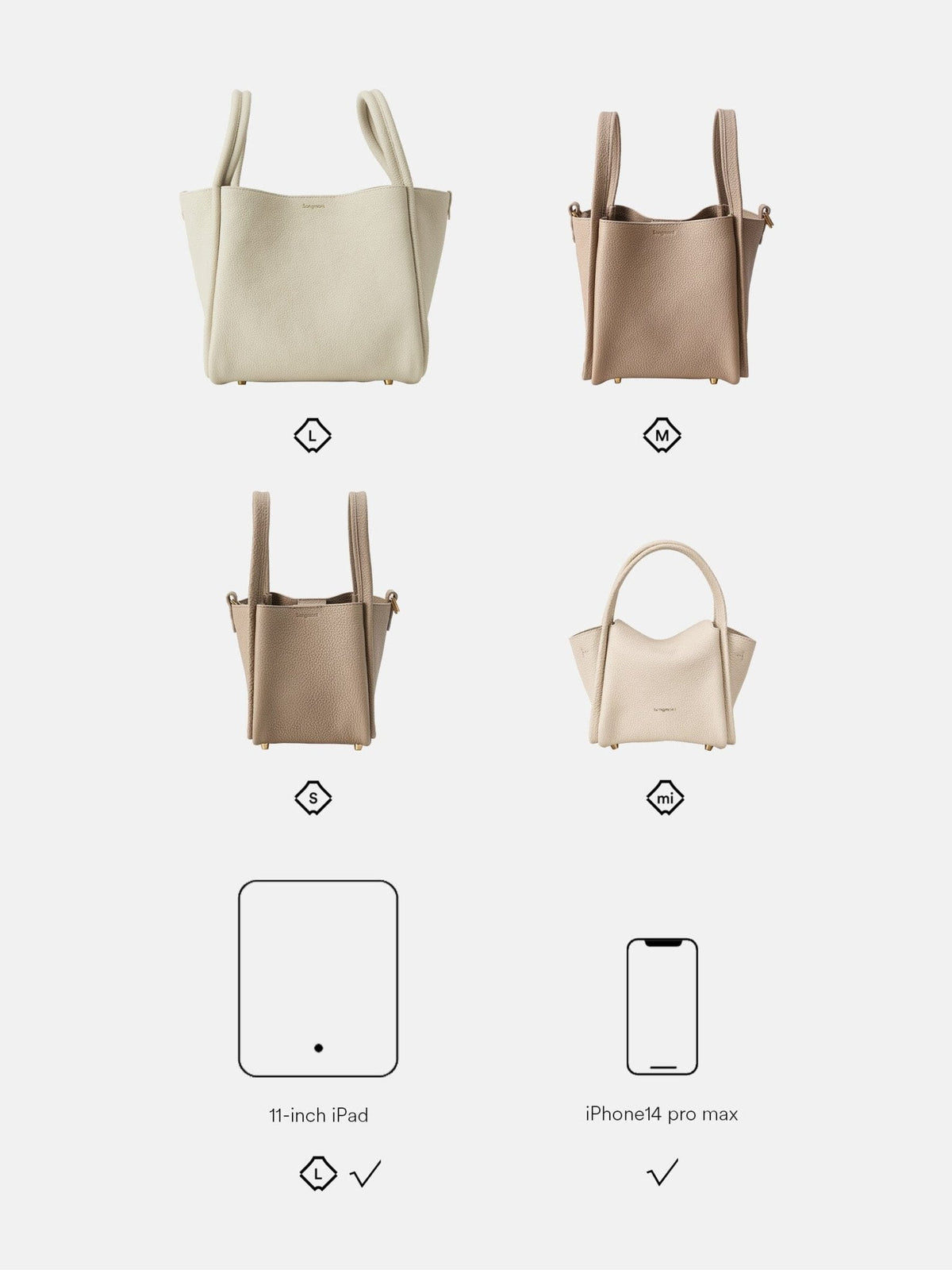 Medium Song Bag (vegan leather)