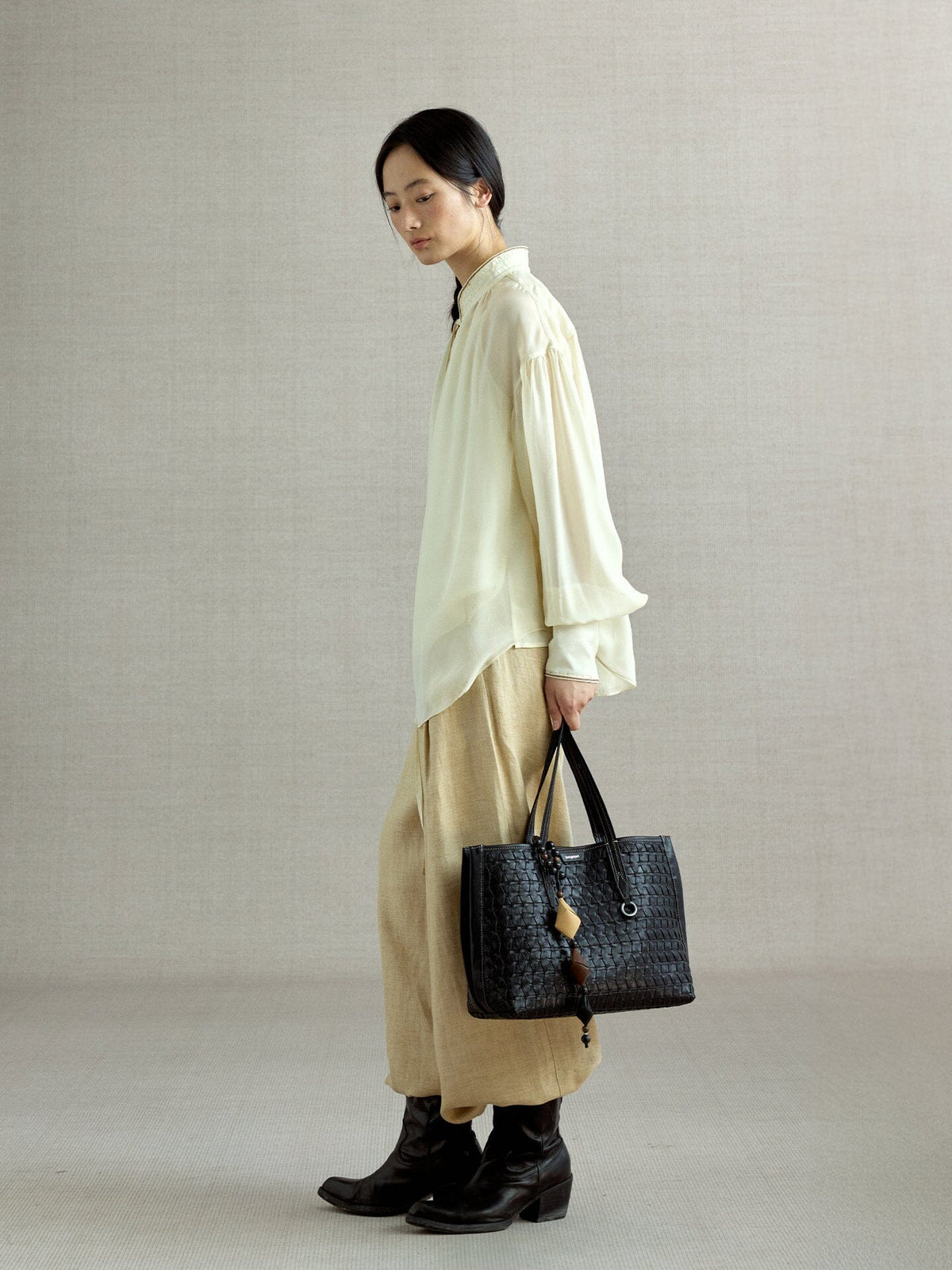 Small Lattice Tote