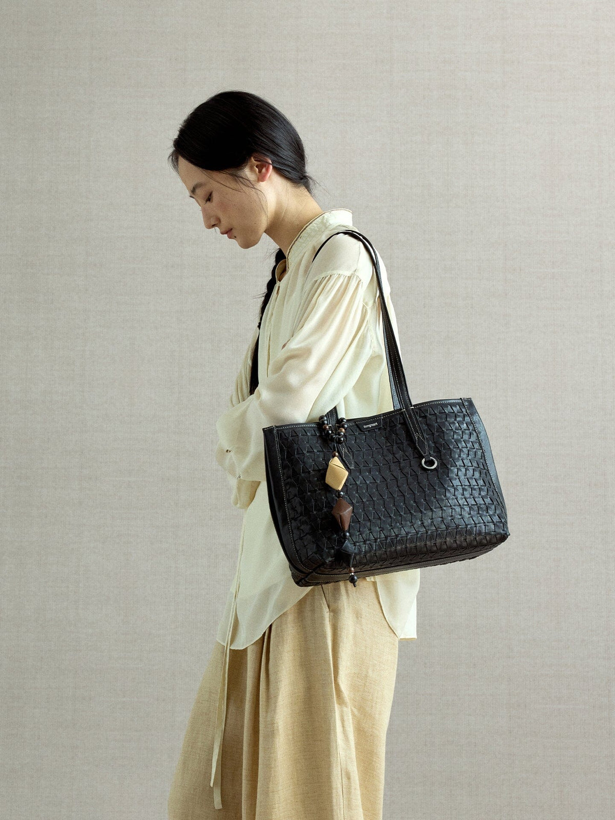 Small Lattice Tote