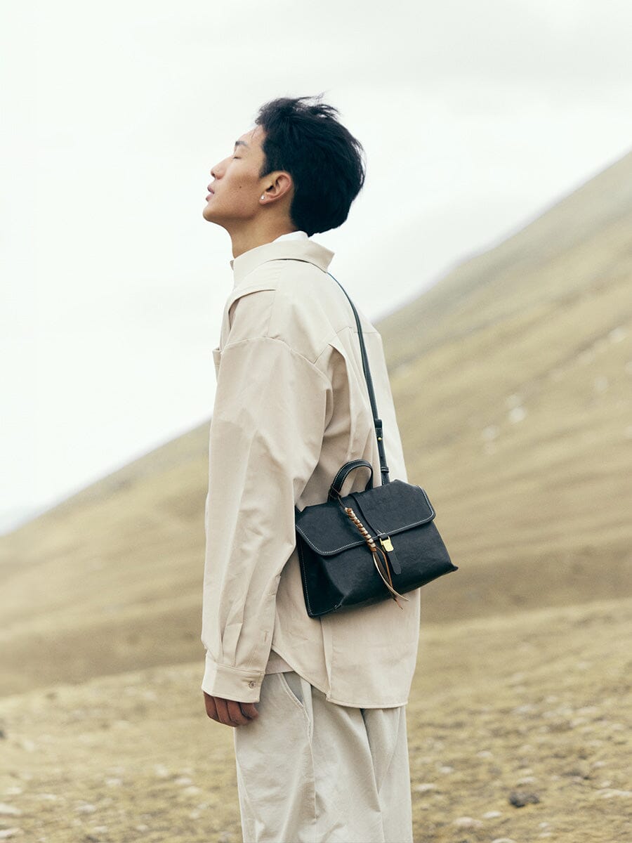 Small Shan Satchel Bag